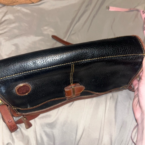 Dooney & Bourke Handbags - Liz Claiborne Black and Brown Crossbody Bag